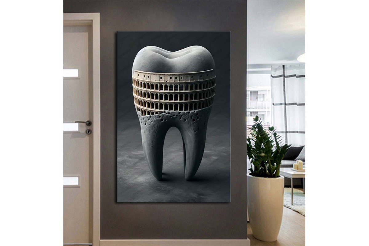 Ağız ve Diş Sağlığı Diş Tablosu Diş Hastanesi Dekorasyon Kolezyum dsc505