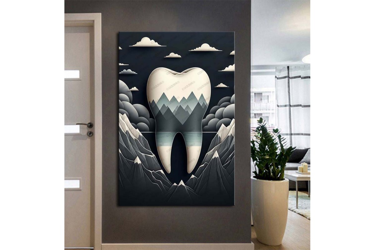 Ağız ve Diş Sağlığı Diş Tablosu Diş Hastanesi Dekorasyon Alp Dağları dsc506
