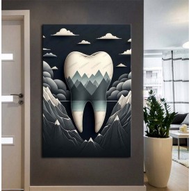 Ağız ve Diş Sağlığı Diş Tablosu Diş Hastanesi Dekorasyon Alp Dağları dsc506