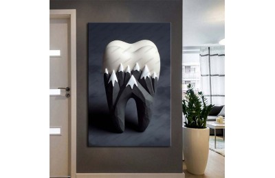 Ağız ve Diş Sağlığı Diş Tablosu Diş Hastanesi Dekorasyon Alp Dağları dsc526