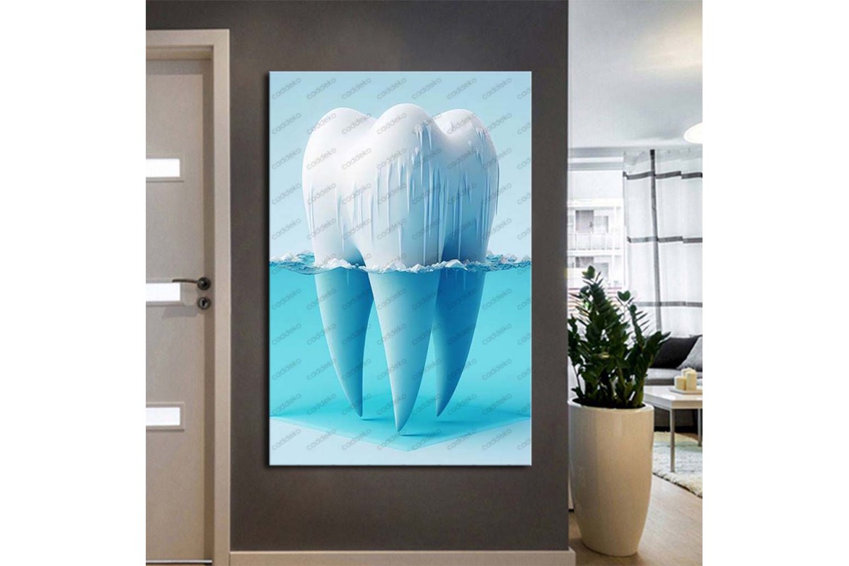 Ağız ve Diş Sağlığı Diş Tablosu Diş Hastanesi Dekorasyon Buz Dağı dsc529