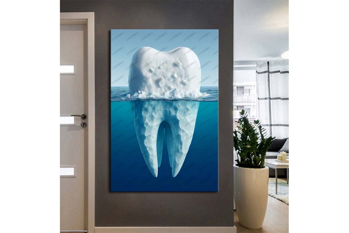Ağız ve Diş Sağlığı Diş Tablosu Diş Hastanesi Dekorasyon Buz Dağı dsc535