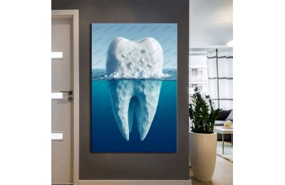 Ağız ve Diş Sağlığı Diş Tablosu Diş Hastanesi Dekorasyon Buz Dağı dsc535