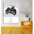 Motosiklet Tamircisi ve Satış Noktaları Dekorasyonu için Motosiklet Tabloları (46)