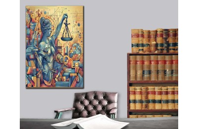 Avukatlık Bürosu Tabloları Hukuk Bürosu İç Dekorasyon hkk20