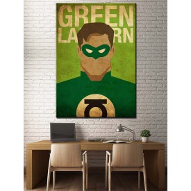 Süper Kahramanlar Serisi Green Lantern Kanvas Tablo dkm-k39-10