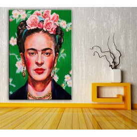 Frida Kahlo  Yağlı Boya Görünüm Kanvas Tablo dkm-k61-156