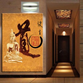 Buddha Feng Shui Buda Kanvas Tablo k68-29