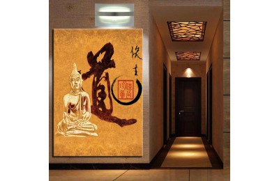 Buddha Feng Shui Buda Kanvas Tablo k68-29
