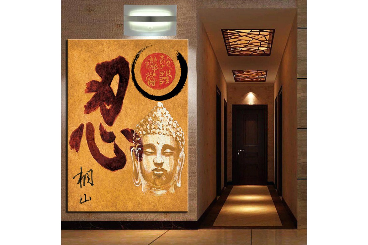 Buddha Feng Shui Buda Kanvas Tablo k68-30