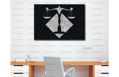 Avukatlık Bürosu Tabloları Hukuk Bürosu İç Dekorasyon kns-62