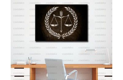 Avukatlık Bürosu Tabloları Hukuk Bürosu İç Dekorasyon kns-66
