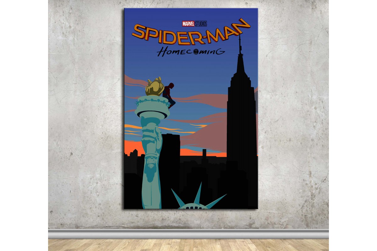 Spider Man Örümcek Adam Kanvas Tablo dkmfl14