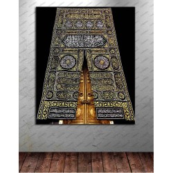 Kabe Mescid-i Haram Kapısı Kanvas Tablo dkmr196