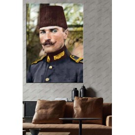 Osmanlı Ordusu Yüzbaşısı Mustafa Kemal Bey Renklendirme dkmr228