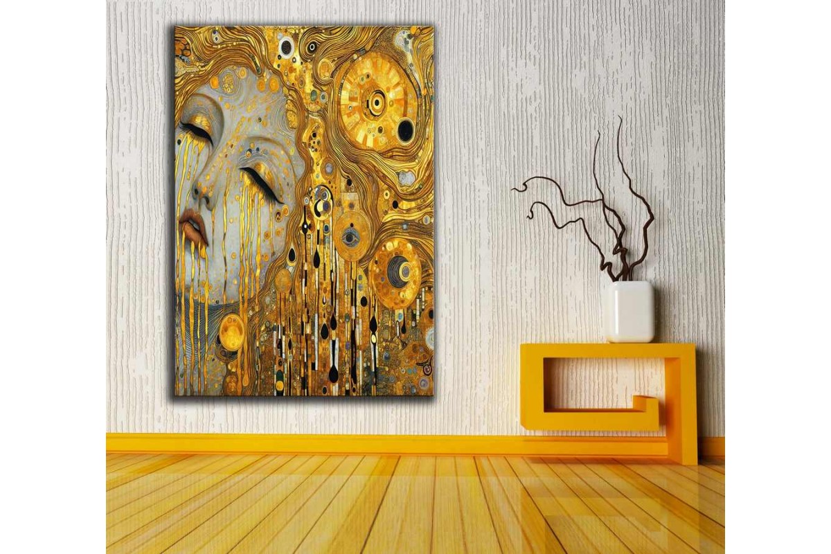 Guistav Klimt Freya'nın Gözyaşları Yeni ve Modern Yorum dkmr272