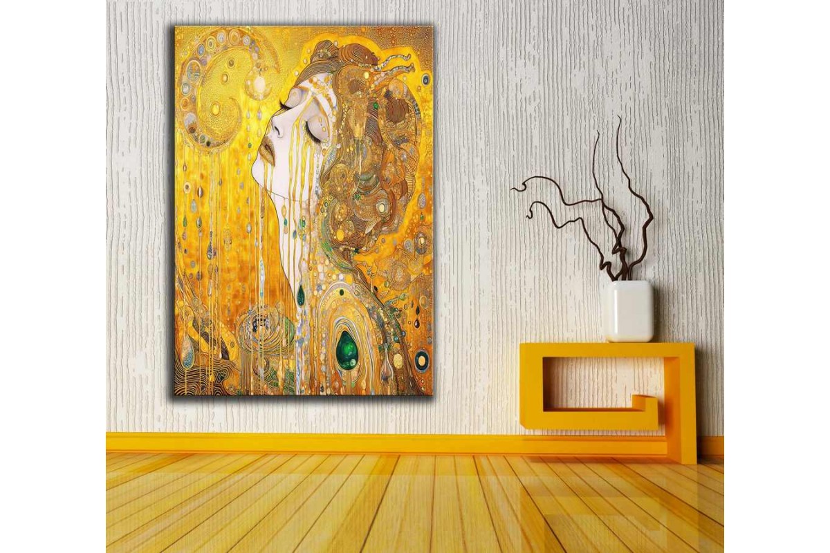Guistav Klimt Freya'nın Gözyaşları Yeni ve Modern Yorum dkmr274