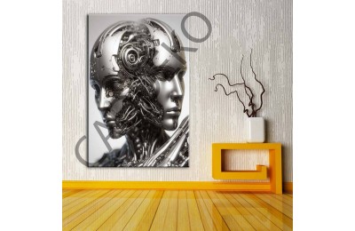 Mekanik Aşk Kanvas Tablo dkmr365