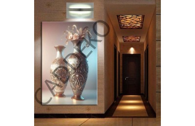 Vazo ve Çiçekler Kanvas Tablo dkmr390