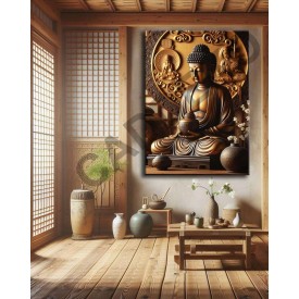 Buddha Feng Shui Buda Kanvas Tablo fngs26
