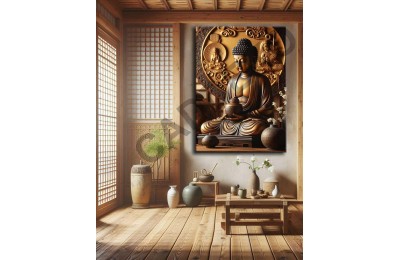 Buddha Feng Shui Buda Kanvas Tablo fngs26