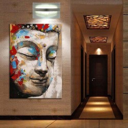 Buddha Feng Shui Buda Kanvas Tablo fngs8