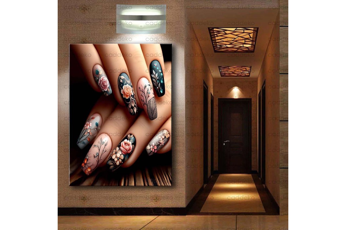 Tırnak Süsleme, Nail Art Kanvas Tabloları dkm-trn5