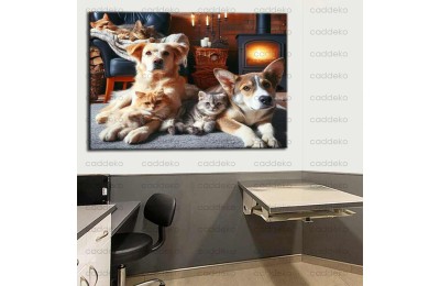 Pet Center Dekorasyon Veteriner Kliniği Tabloları vtr26