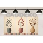 Modern Çizgi Minimalist Vazo Çiçek Dekoratif Yapışkanlı Kanvas Bezi DDK-10 Modern Çizgi Minimalist Vazo Çiçek Dekoratif Yapışkanlı Kanvas Bezi DDK-10