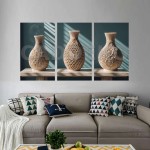 Modern Minimalist Kil Vazo Çömlek Dekoratif Yapışkanlı Kanvas Bezi DDK-114 Modern Minimalist Kil Vazo Çömlek Dekoratif Yapışkanlı Kanvas Bezi DDK-114