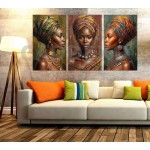 Dijital Sanat Etnik Afrikalı Kadın Portre Dekoratif Yapışkanlı Kanvas Bezi DDK-55 Dijital Sanat Etnik Afrikalı Kadın Portre Dekoratif Yapışkanlı Kanvas Bezi DDK-55